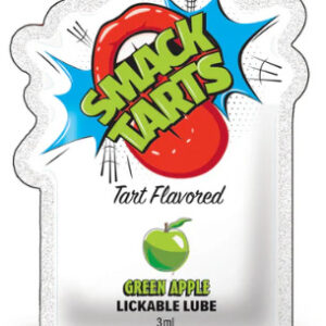 SMACK TARTS POUCH SOUR GREEN APPLE LICKABLE LUBE FILLED POUCH