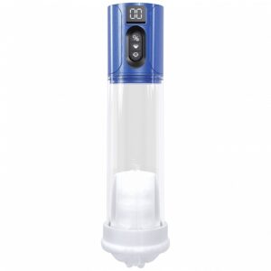PUMPED HYPERLIFT MASTURBATOR SUCTION METALLIC BLUE