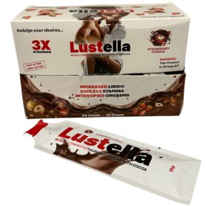 LUSTELLA STRAWBERRY FONDUE 20PC DISPLAY (NET)