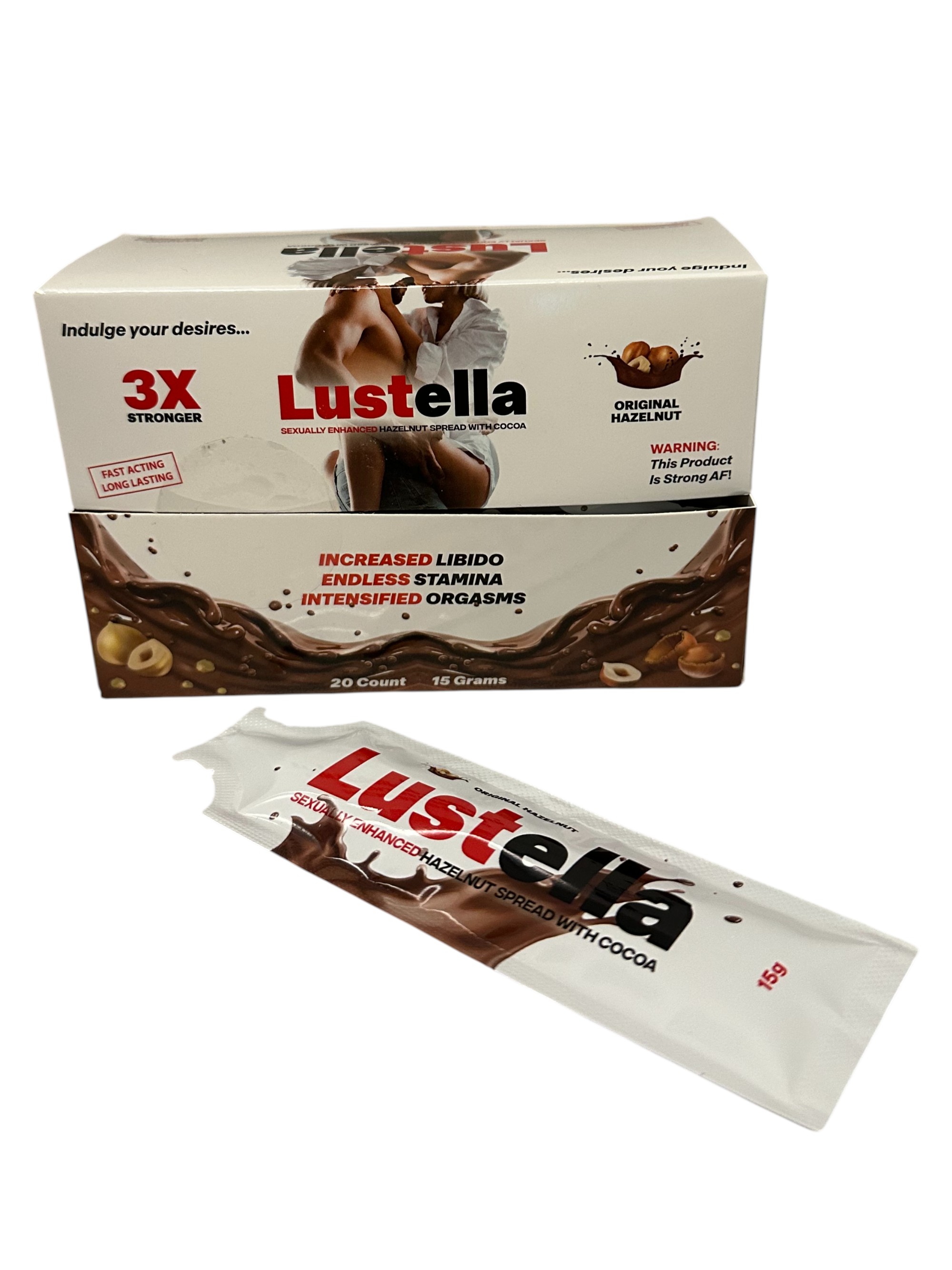 LUSTELLA HAZELNUT COCOA DISPLAY (NET)