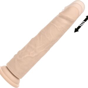 STUDS RECHARGEABLE VIBRATING THRUSTING SILICONE 6.5IN