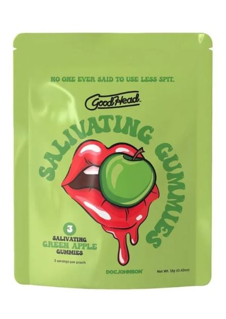 GOODHEAD SALIVATING GUMMIES GREEN APPLE