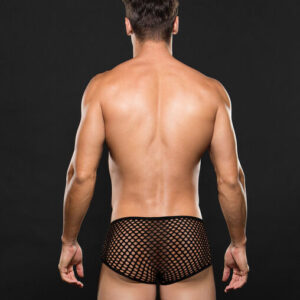 ENVY MODERN FISHNET TRUNK BLACK M/L