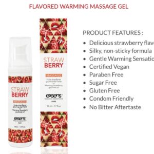 EXSENS WARMING MASSAGE OIL STRAWBERRY 50ML