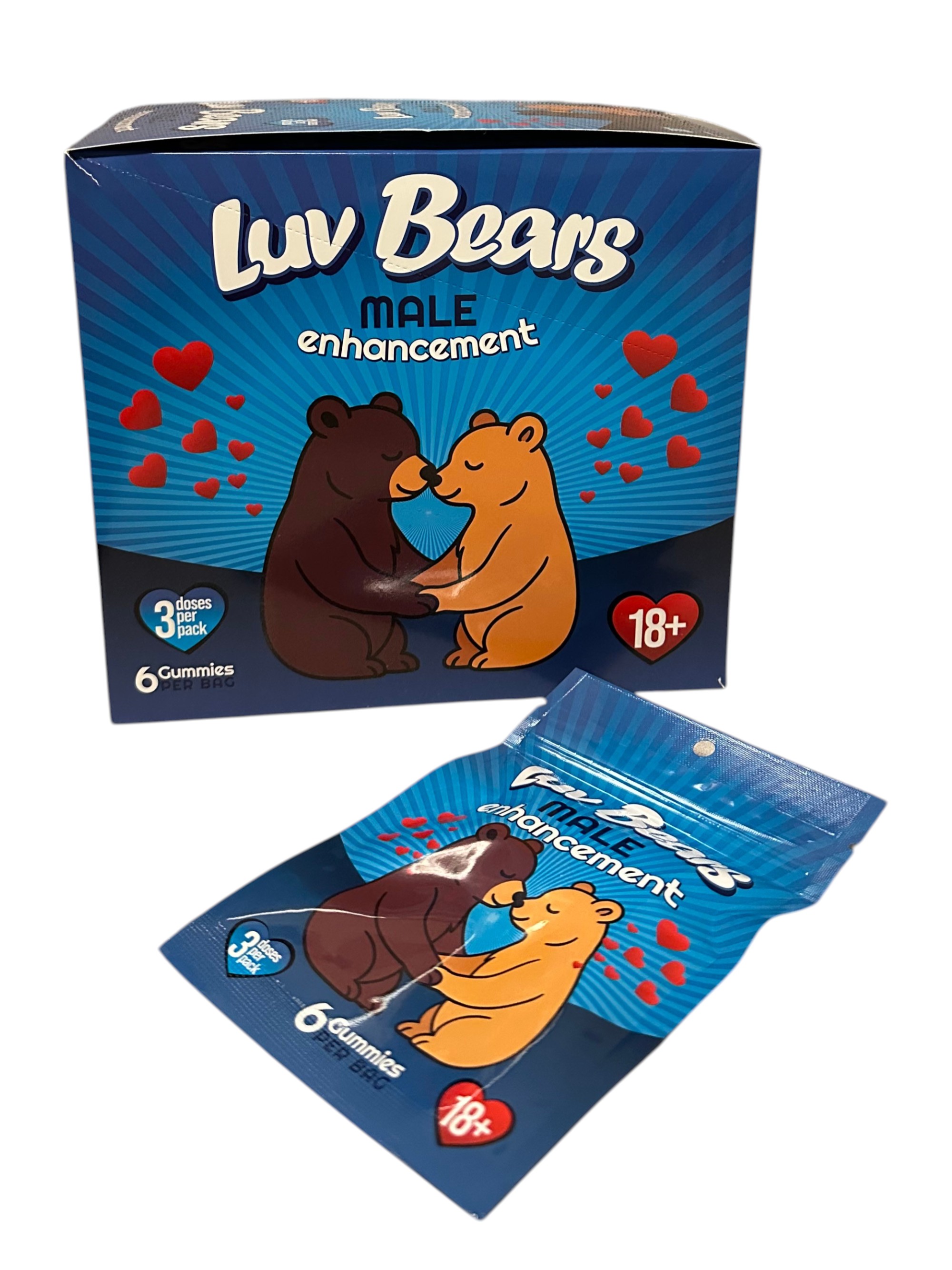 LUV BEARS MALE 20PC DISPLAY (NET)