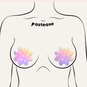 PASTEASE DREAMY PASTEL CELESTIAL STARS PETAL BREAST PASTIES