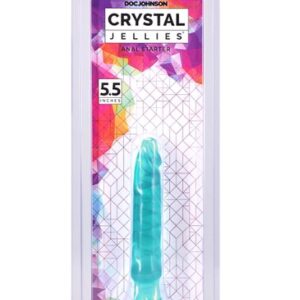 CRYSTAL JELLIES ANAL STARTER 5.5IN TEAL