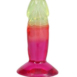 CRYSTAL JELLIES 4.5 IN DONG RAINBOW