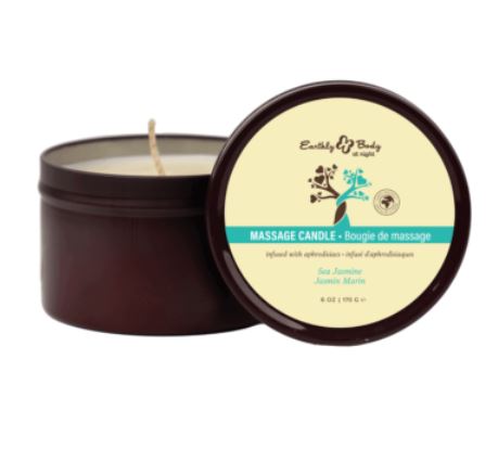 EARTHLY BODY AT NIGHT CANDLE APHRODISIAC SEA JASMINE 6OZ