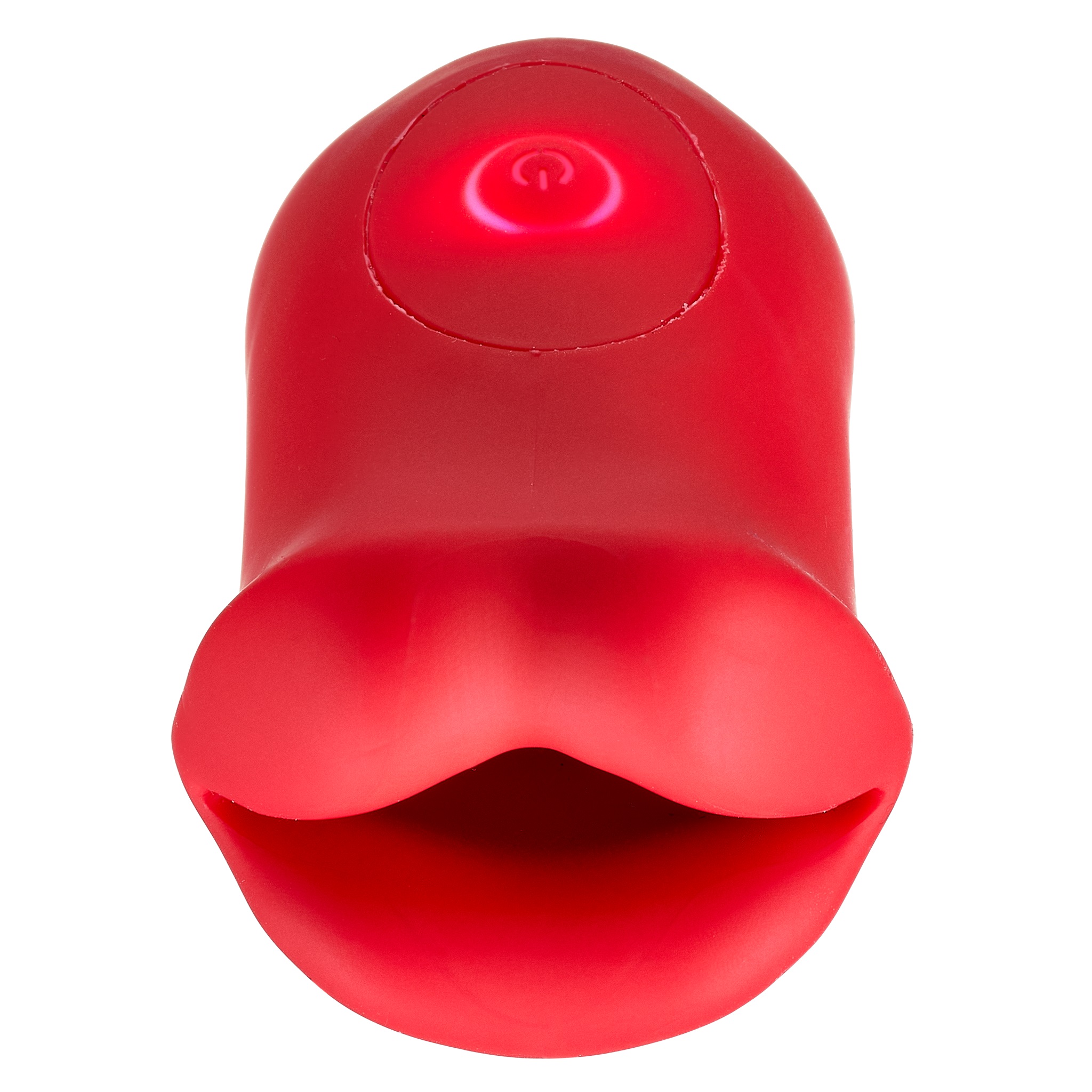 LUCIOUS MINI PULSATING LIPS WITH ERGONOMIC FINGER HOLD RED
