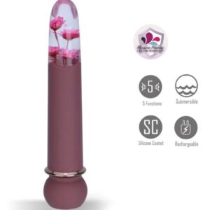 FLORA RECHARGEABLE FLOWER BULLET JAGUAR POWER BURGUNDY