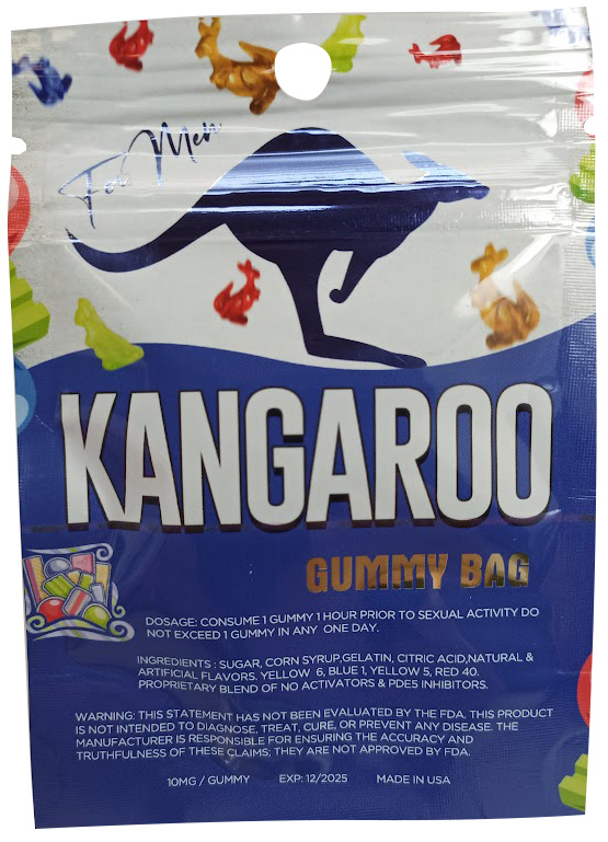 (D) KANGAROO FOR HIM BLUE GUMM 1PC (NET)