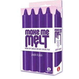MAKE ME MELT CANDLES 4PK PURPLE