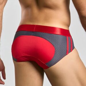 MALE BASICS SPOT BRIEF GRAY LARGE