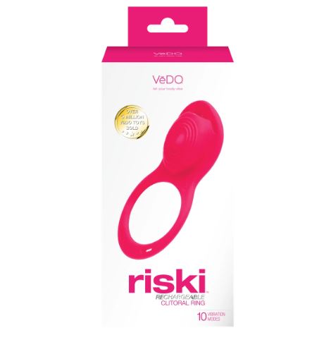 VEDO RISKI RECH CLITORAL VIBE FOR COUPLES BLACK