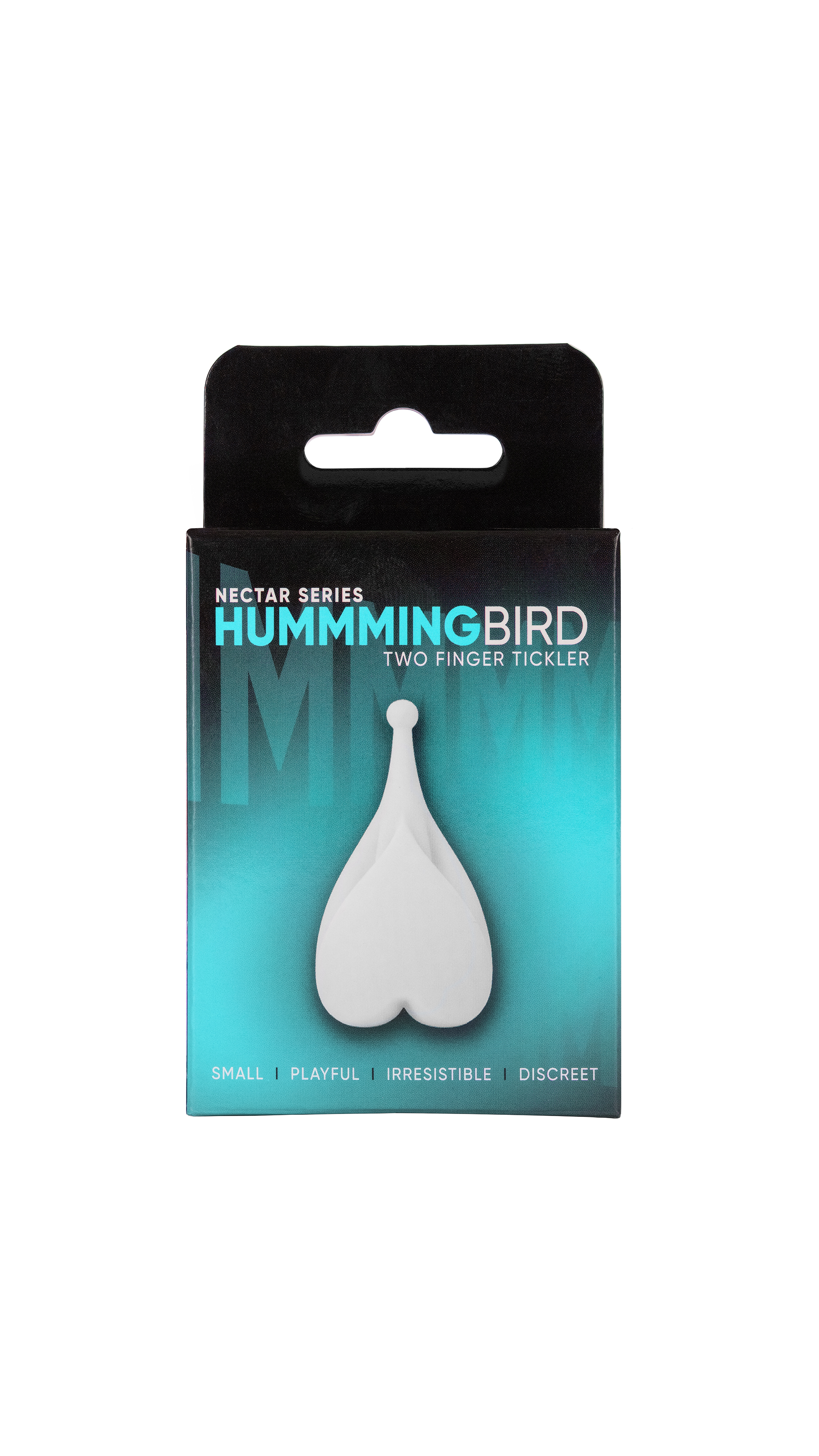 HUMMINGBIRD 2 FINGER SILICONE TICKLER WHITE