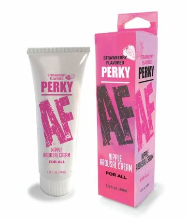 PERKY AF NIPPLE AROUSAL CREAM STRAWBERRY 1.5 OZ