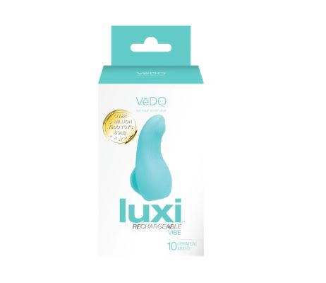 VEDO LUXI RECH CLITORAL FINGER VIBE TURQUOISE