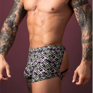GRIDLOCK'D SHORT W/STR PRINT