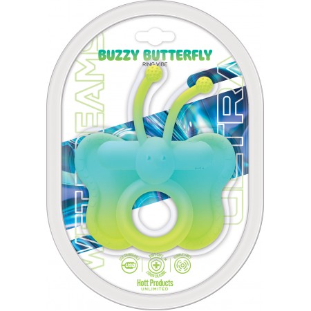 WET DREAMS BUZZY BUTTERFLY COCK RING VIBE
