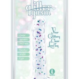 GLITTERGASM 7' BLUE GREEN PURPLE SWIRL